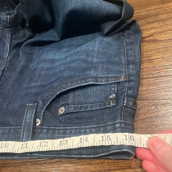 NWOT AG Adriano Goldschmied Men's 31x33 The Graduate Tailored Leg Jean Dark Wash - Picture 6 of 8